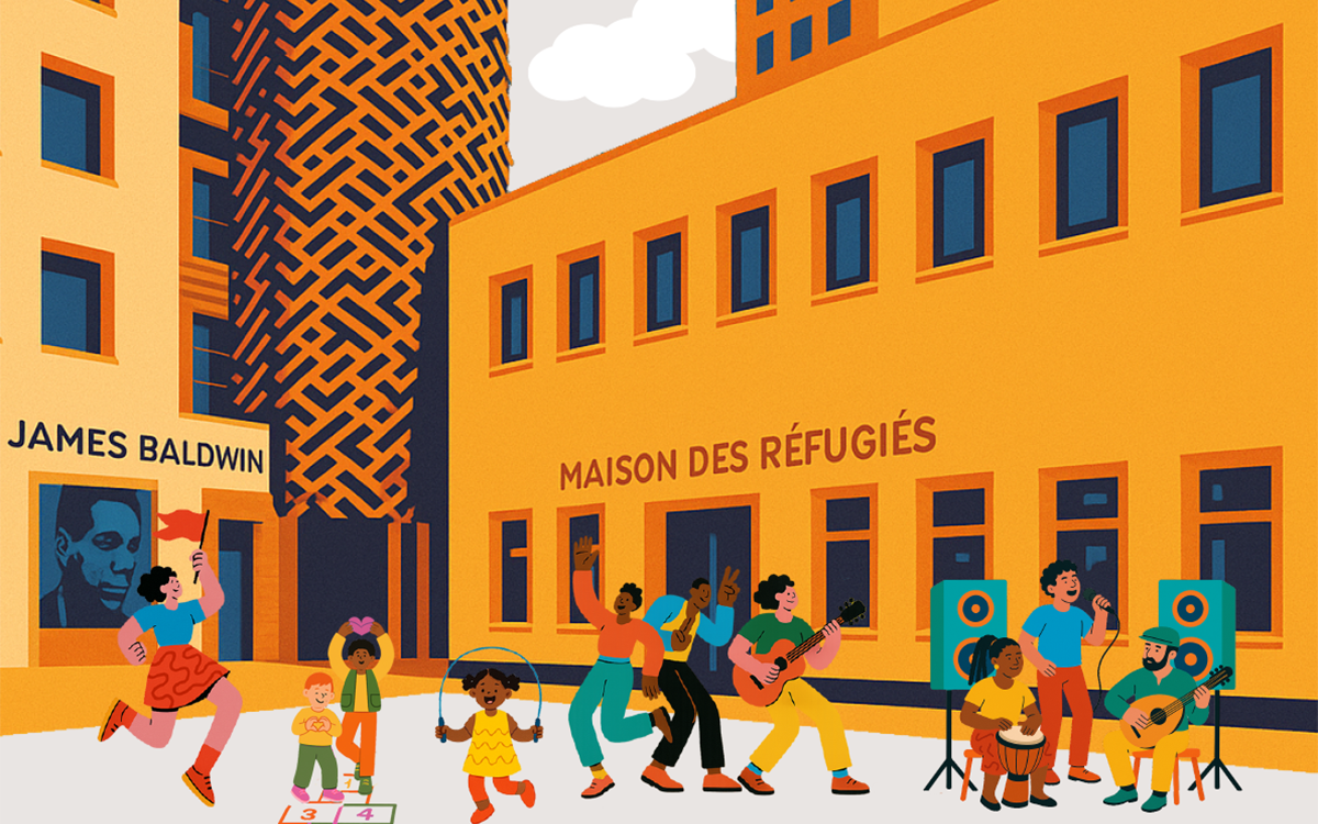 journée mondiale des réfugiés à la Maison des réfugiés