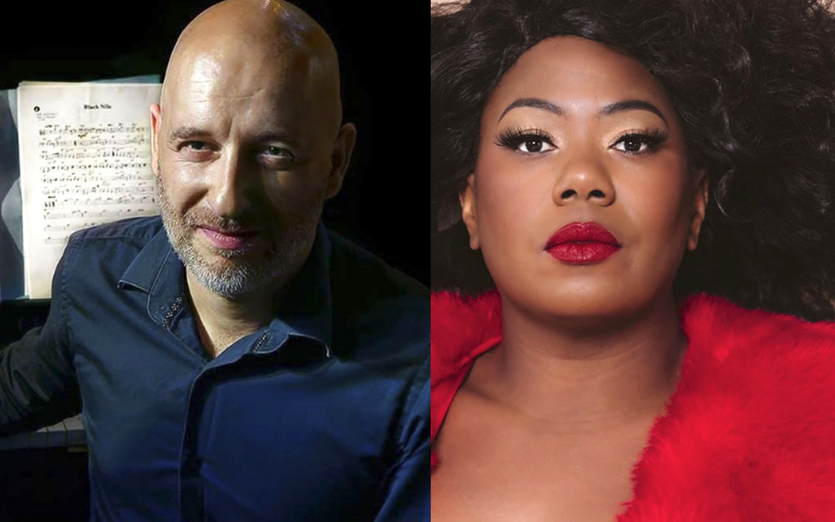 Eboni Fondren chanteuse de jazz et Laurent Marode Pianiste