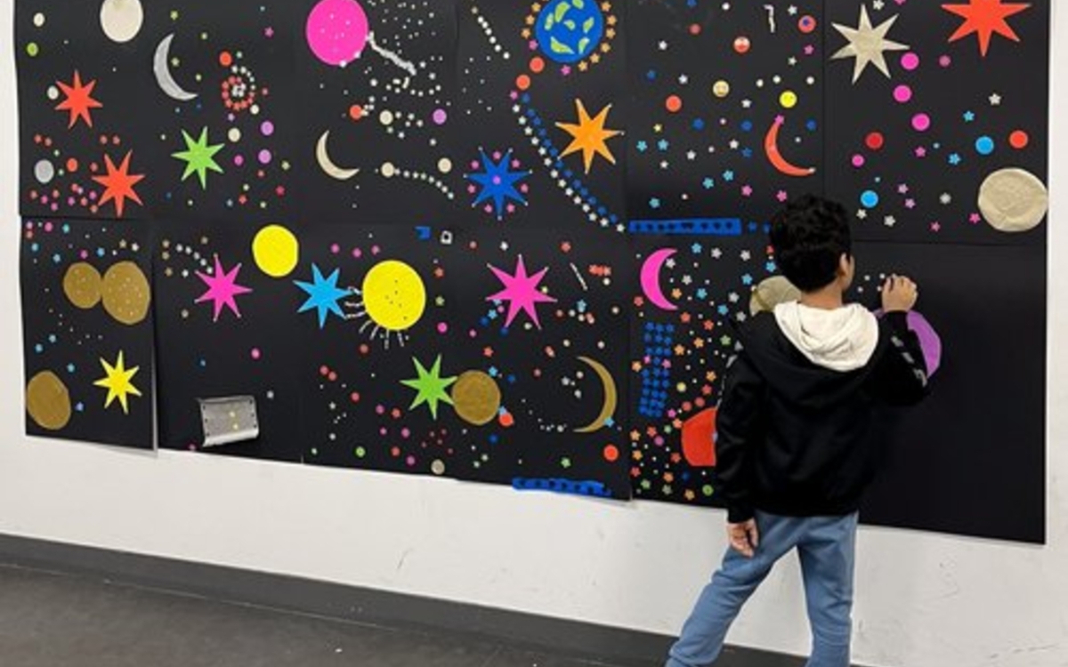 Atelier : Fresque jardin d'étoiles