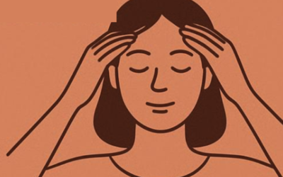 Visuel auto massage illustration pour l'évent proposé par France DAO 2025