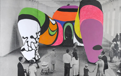 Niki de Saint Phalle, Photo de la Hon repeinte, 1979