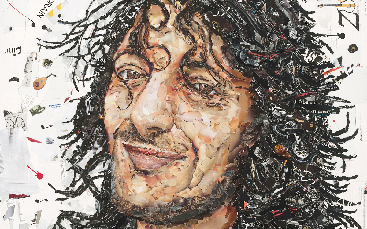 Dessin représentant Rachid Taha