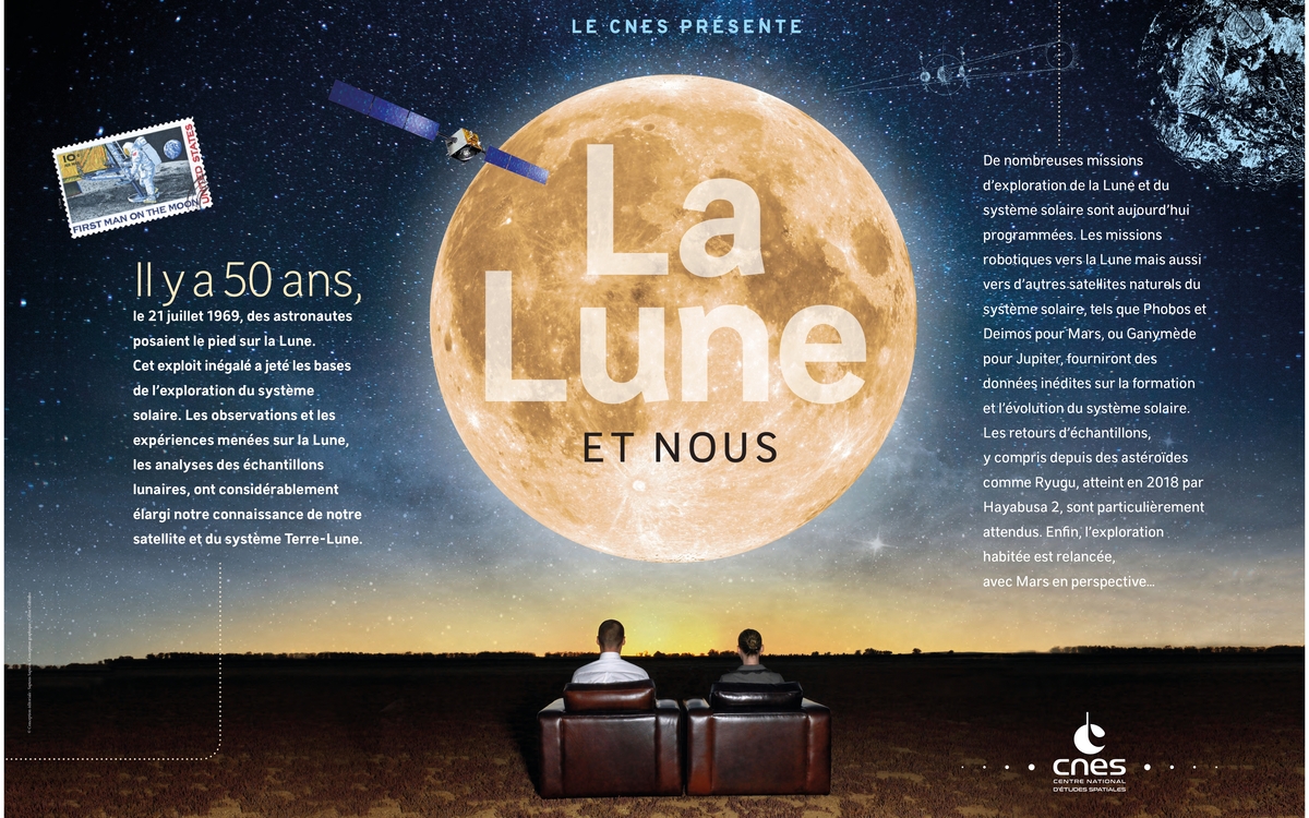 La Lune et nous. Une exposition du CNES