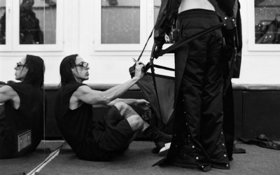 Rick Owens en backstage de défilé
