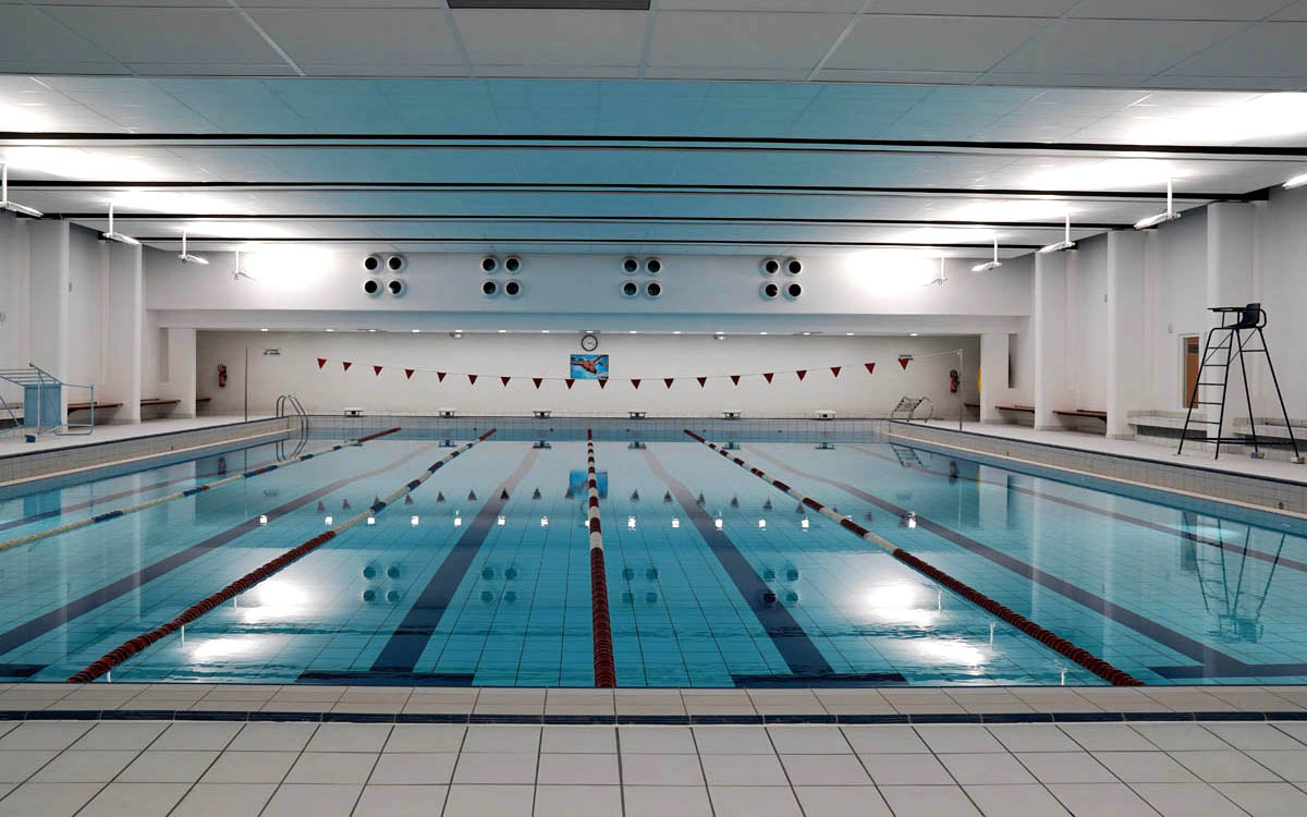 Photo de la piscine Drigny, bassin après travaux.