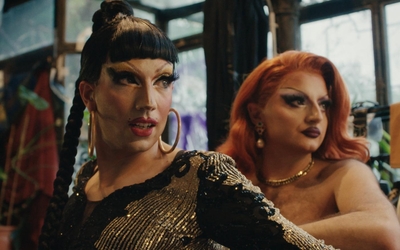 Les drag queens Javel Habibi et Ruby On The Nail