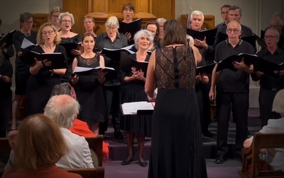Choristes en concert
