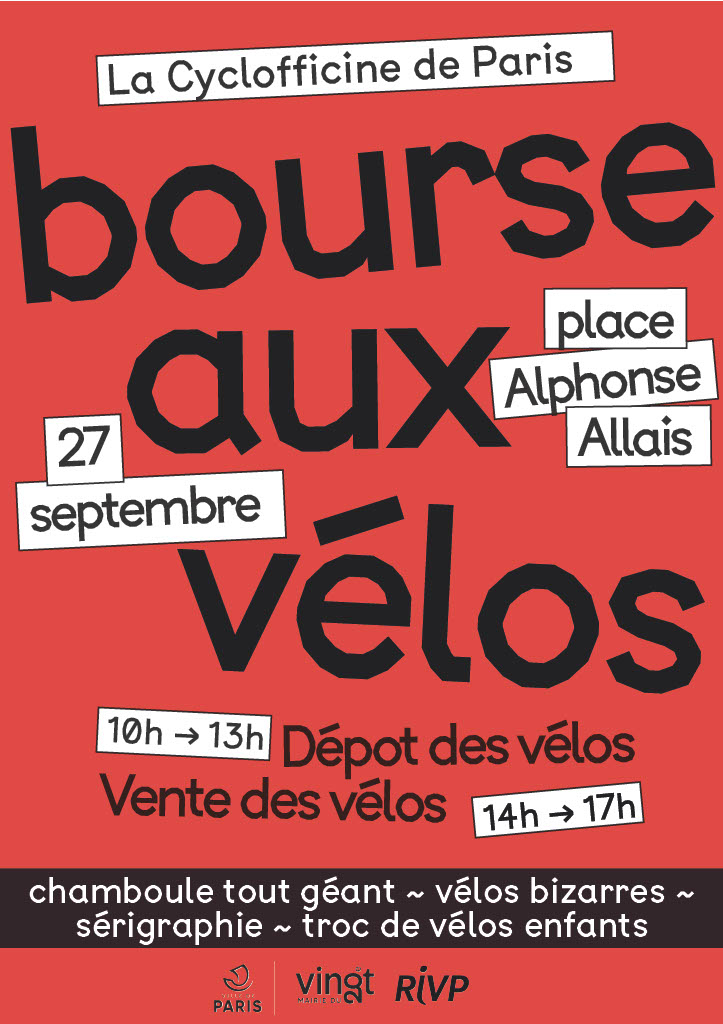 invitation à la bourse aux vélos