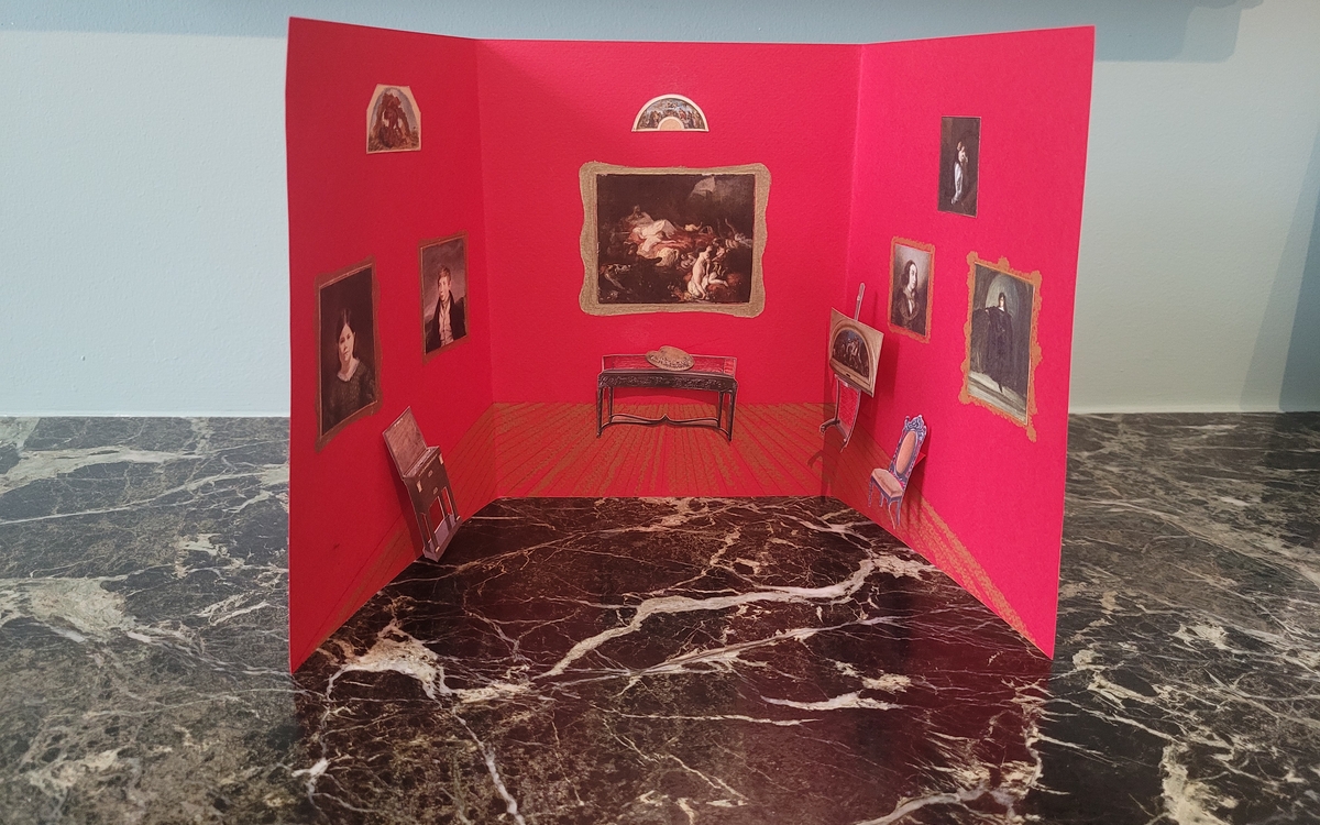 Maquette papier en trois volets