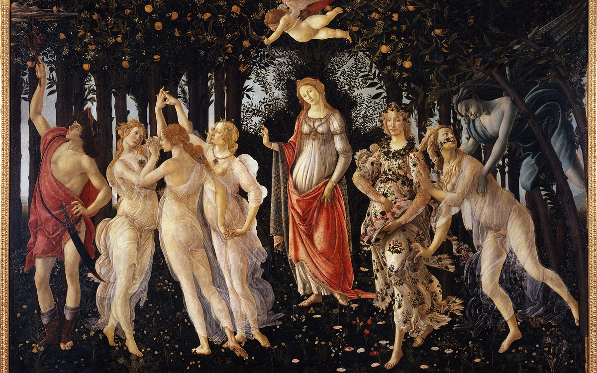 Botticelli, Le printemps, vers 1480, Florence