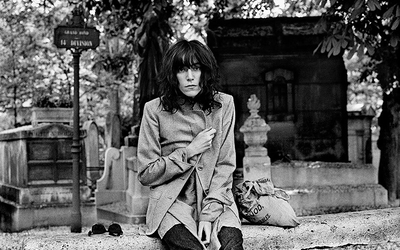 Photo de Patti Smith à Paris en 1976