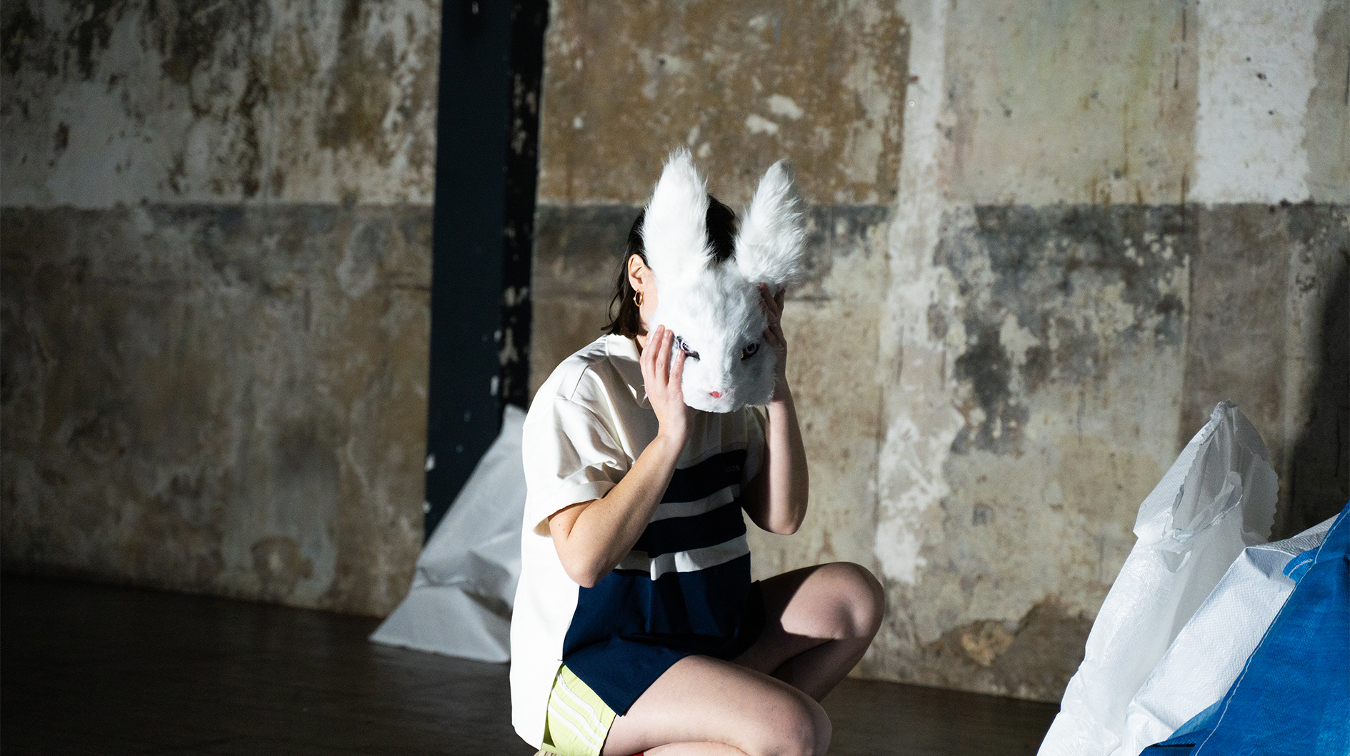 在巴黎11区“作者之家”剧场上演的《兔子之家》