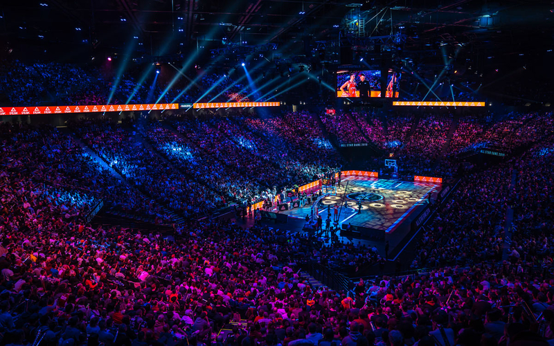 Match de basket à l'Accor Arena