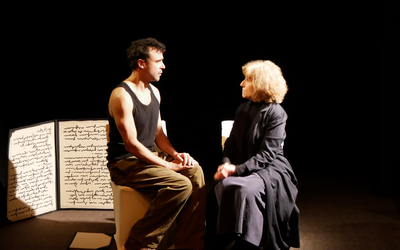 "Chère amie, quelle chance de vous..." TARDIEU. Cie Esperluète and Co au Théâtre Le Guichet Montparnasse 75014