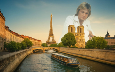 Déjeuner croisière" Claude François sur Seine"  Déjeuner romantique sur un bateau Parisien avec les plus belles chansons tendres de Claude François interprétées par un chanteur. Une croisière commentée sur la Seine au cœur de Paris au départ de la Tour Eiffel, avec des anecdotes sur l'artiste. Un repas gastronomique vous sera servi à table. Après le repas, possibilité de danser et de chanter sur les chansons les plus festives de Cloclo !