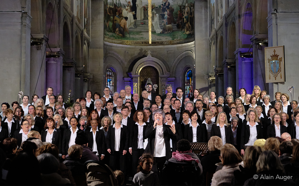 Lex choristes mixtes en concert de Noël