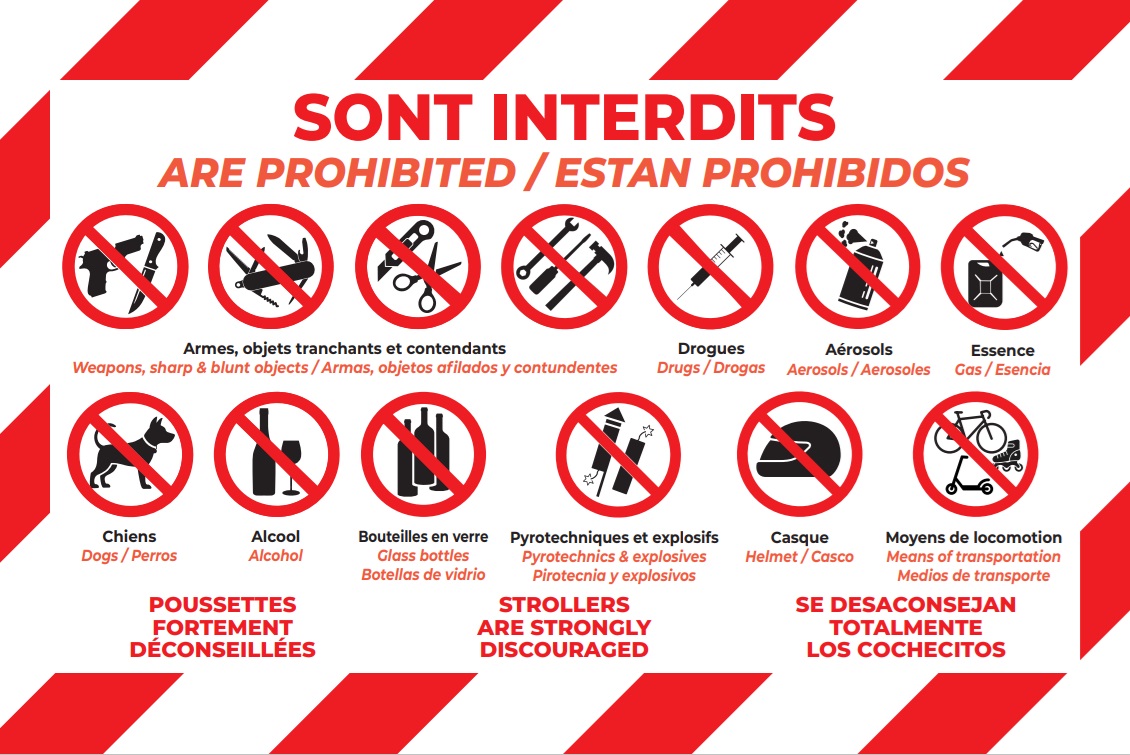 Interdiction lors de la soirée du Nouvel An