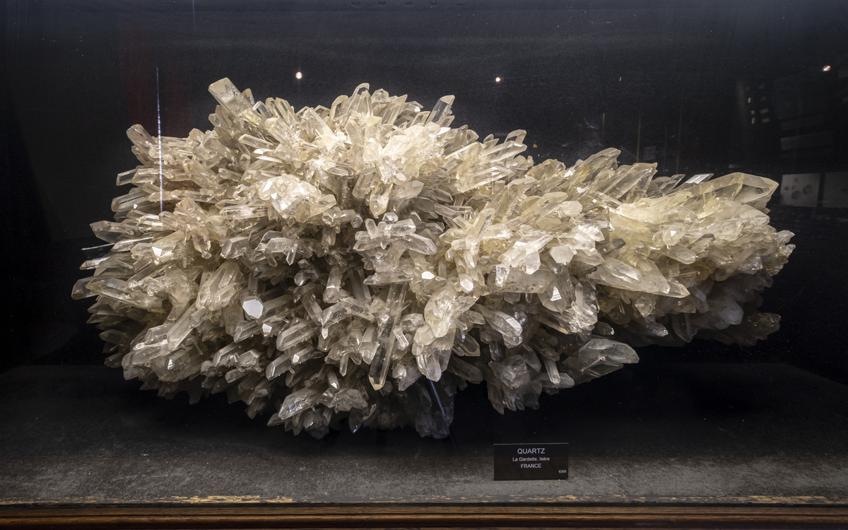 un détail de pierre minérale 