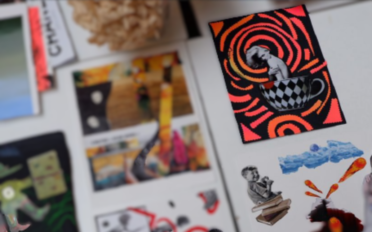 Des collages créatifs en affiches