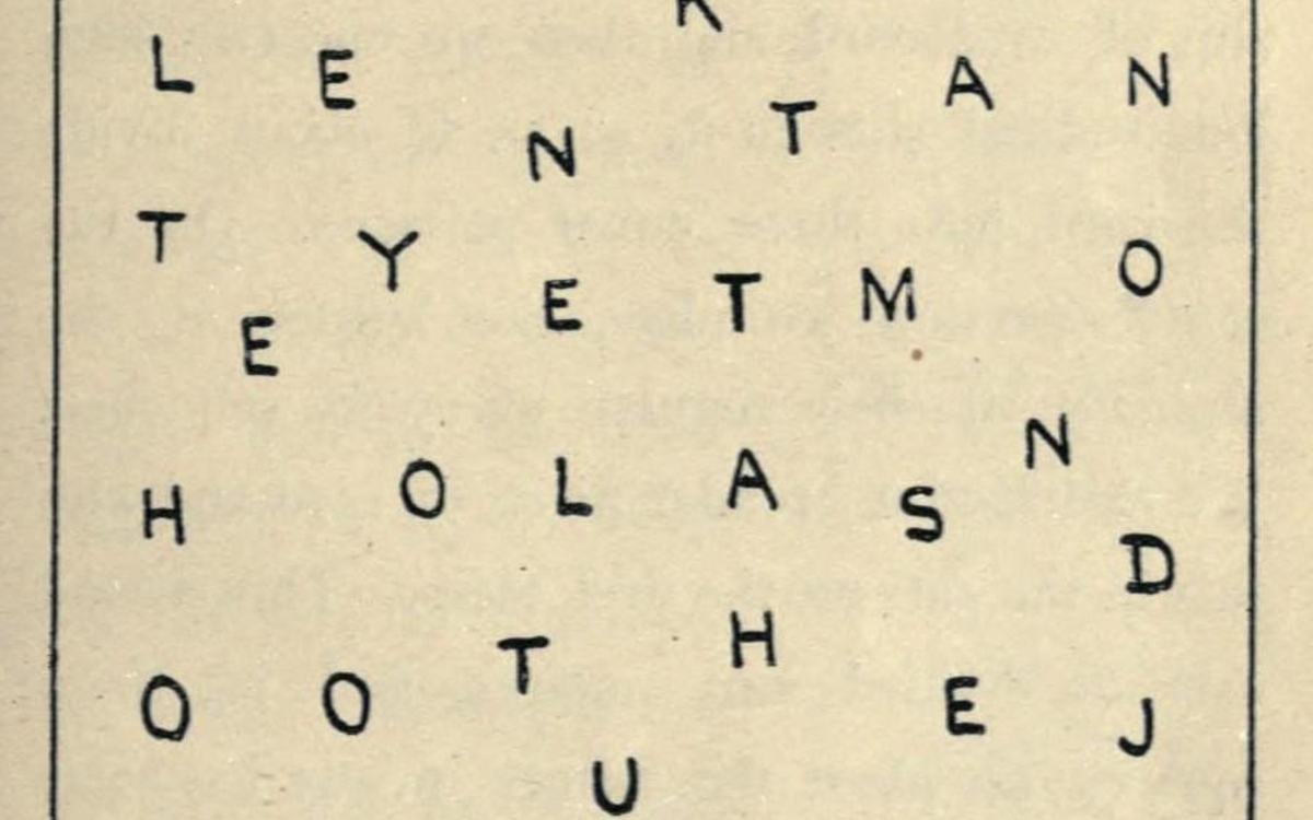 des lettres noires sur fonds blanc 