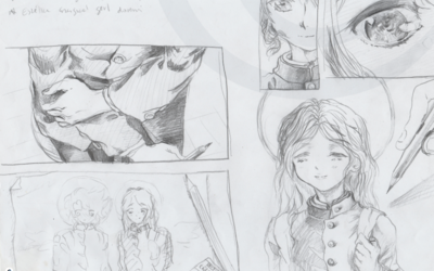 Des mangas sont dessinés