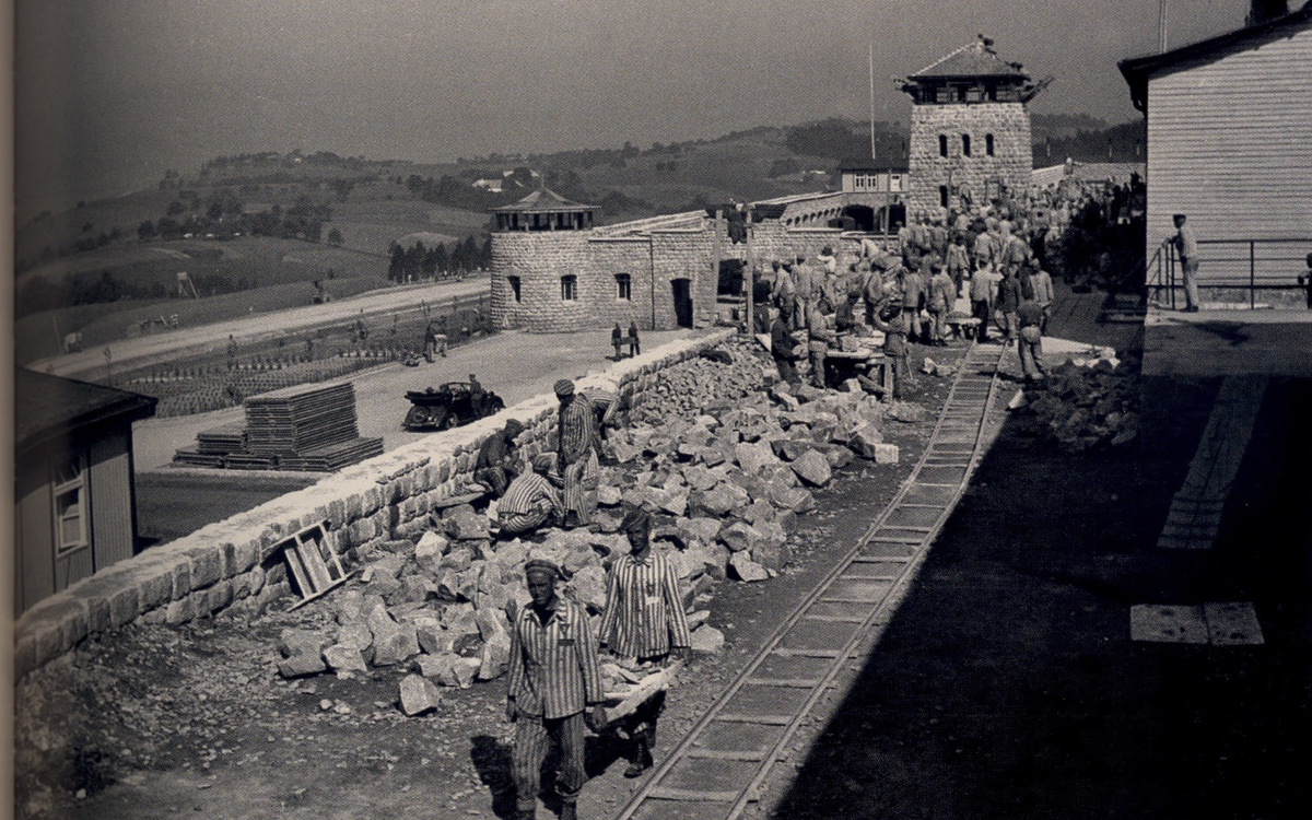 Construction Mauthausen par les déportés espagnols