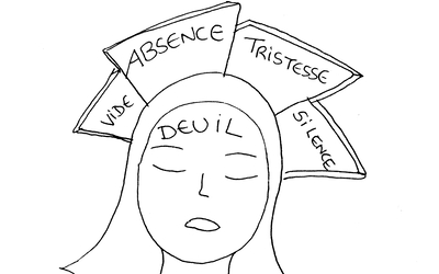 "Mon deuil peut-il être joyeux?" Exposition BD Alexandra Fadin