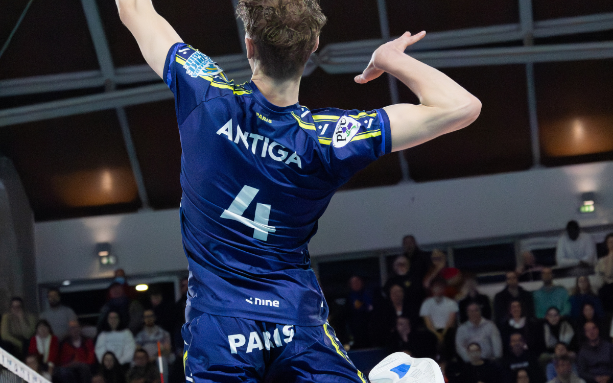 Photo d'un joueur du Paris Volley.