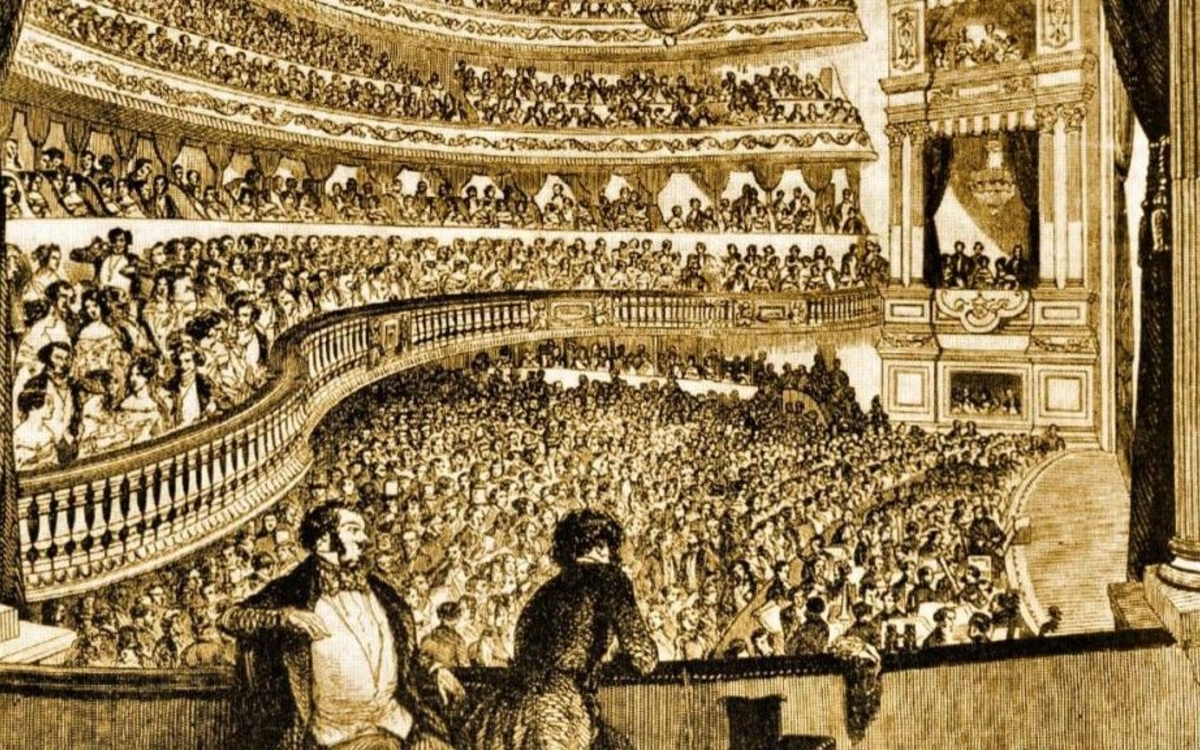 salle de théâtre du 19eme siecle