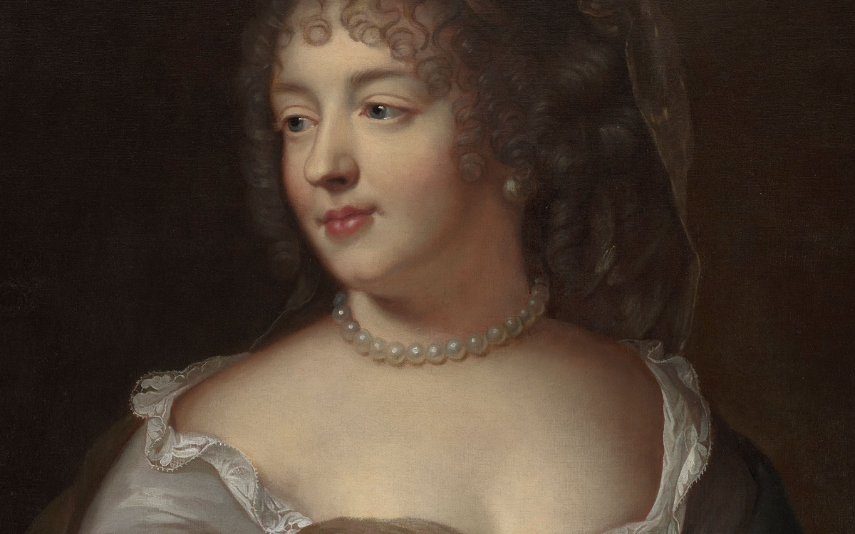 Huile sur toile de Claude Lefèbvre représentant Marie de Rabutin-Chantal, marquise de Sévigné, peinte vers 1665