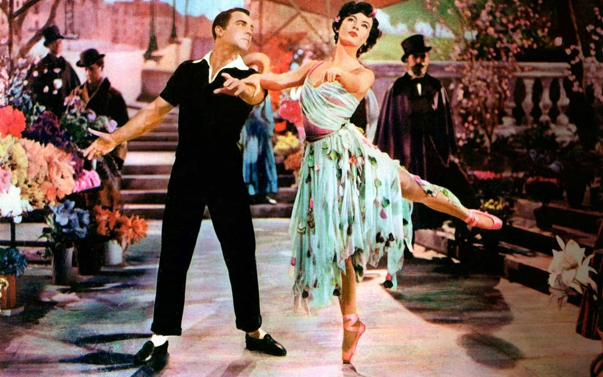 Photogramme issu du film "Un américain à Paris" de G. Gershwin, 1951