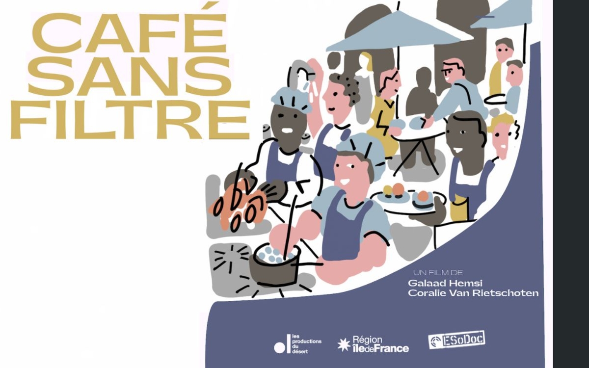 Affiche du film documentaire "Café sans filtre"