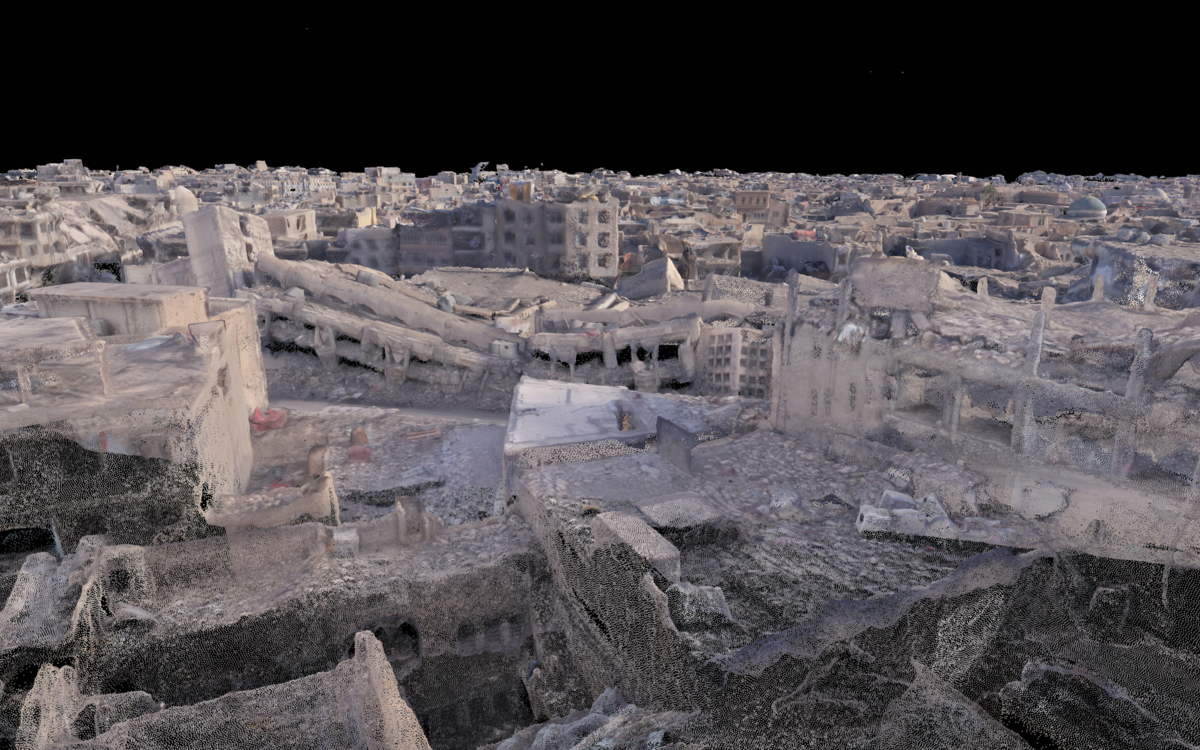 Numérisation de la vieille ville de Mossoul en Irak