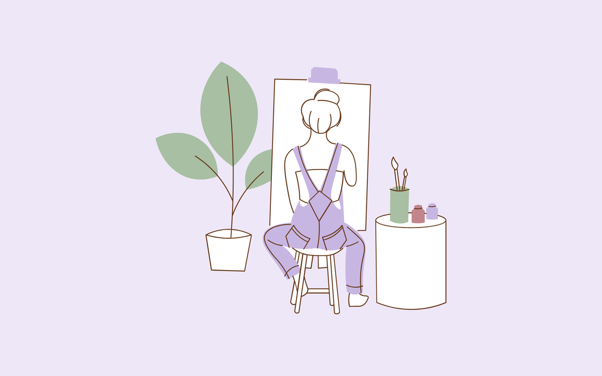 Atelier peinture libre à Paris 18 – La Table Créative