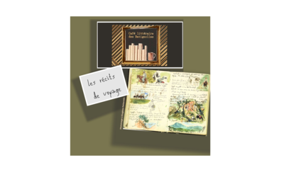 café littéraire les récits de voyage visuel QFAP