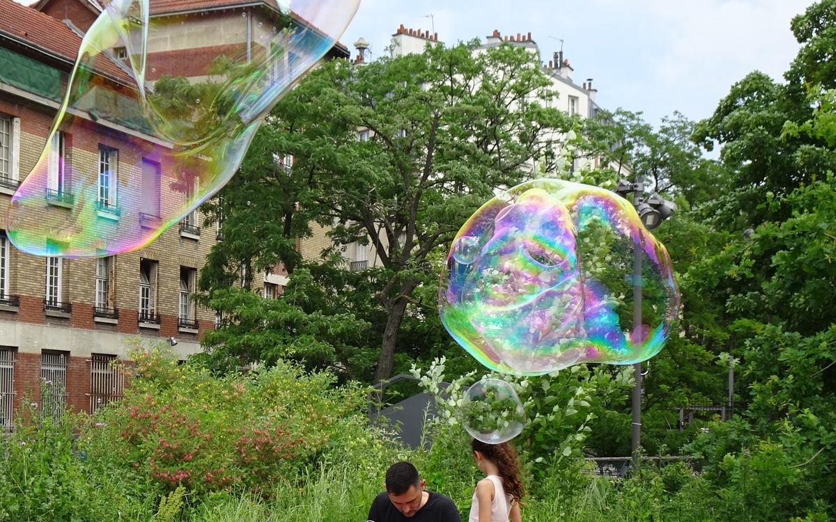 Bulles de savon et piano