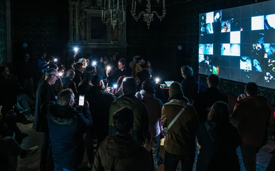 installation immersive et interactive avec écrans 