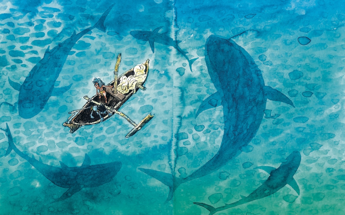 Double page de la bande dessinée Petit Bonhomme de Grégory Panaccione et Alexis Bacci