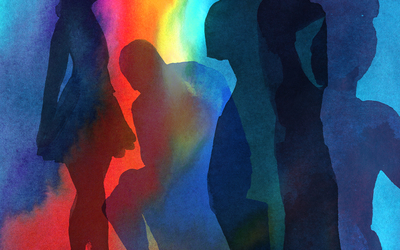 Des silhouettes colorées