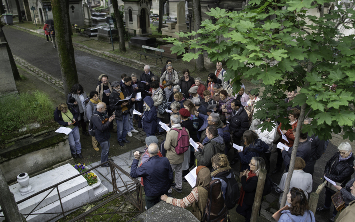 Le Printemps des cimetières au cimetière de Montmartre
