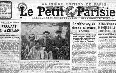 une de journal