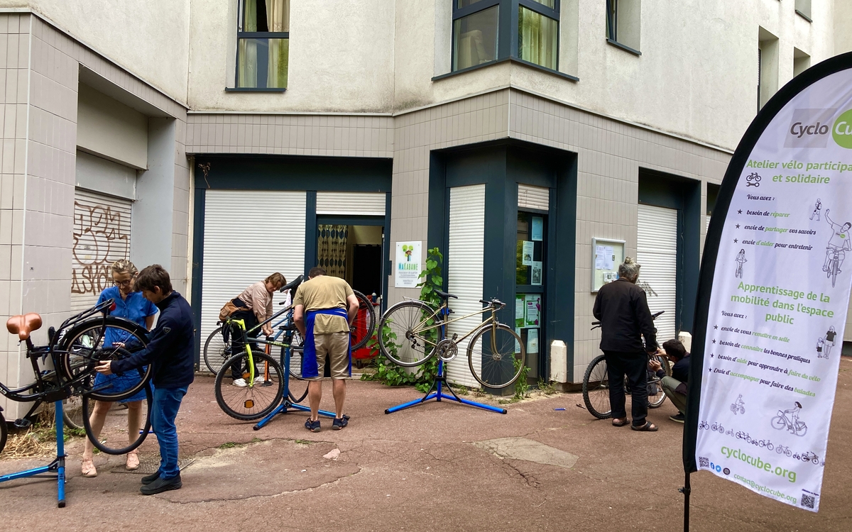 atelier mécanique vélo bénévole