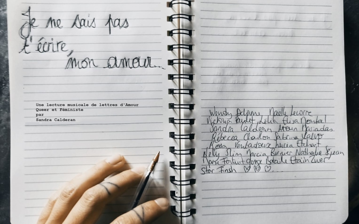 Je ne sais pas t'écrire mon amour : Sandra Calderan