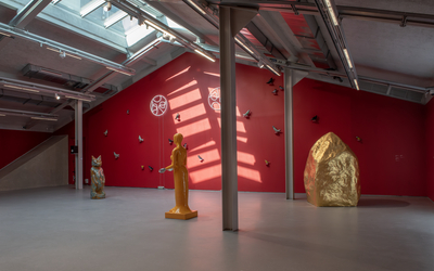 Vue de l'exposition de Mai-Thu Perret, Othermothers, au Centre culturel suisse Paris 2026