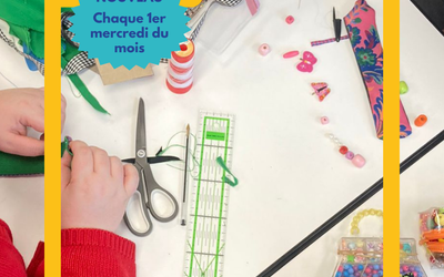 Atelier de couture à Emmaüs Défi