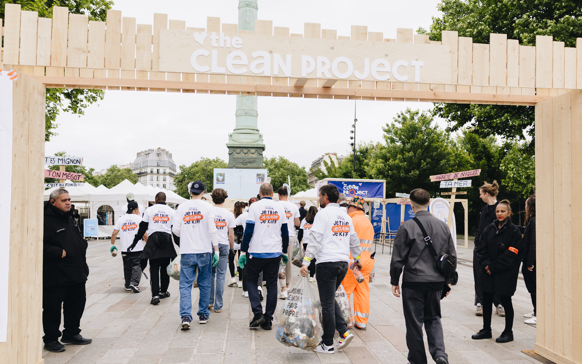 Nos festivaliers en plein Cleanup !