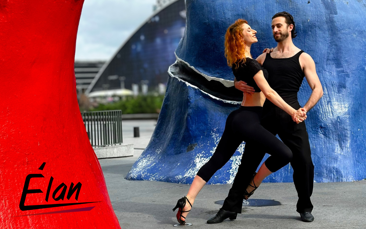Position de danse de Gabija & Logan (école Élan)