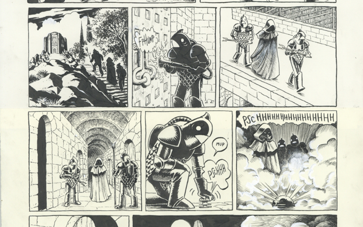 planche de la bande dessinée Foudroyant - l'armée de Neptune enlève Lyssa