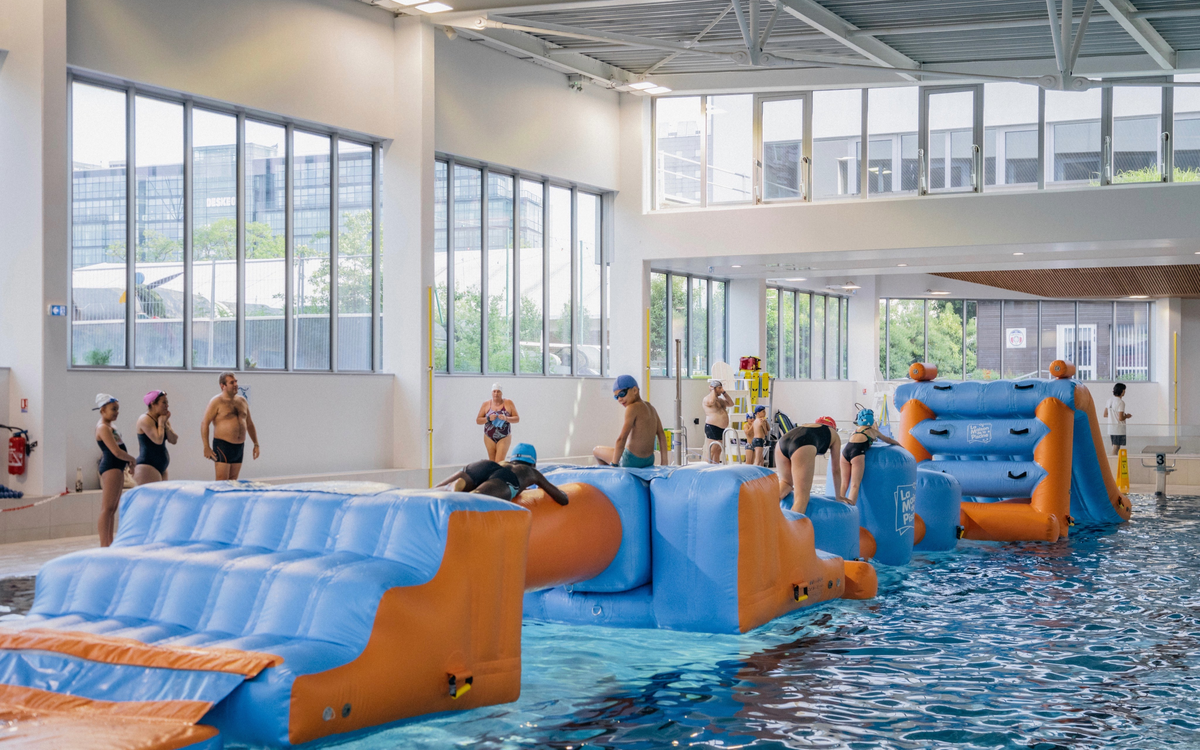 Photographie des animations de la nuit des piscines