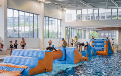 Photographie des animations de la nuit des piscines